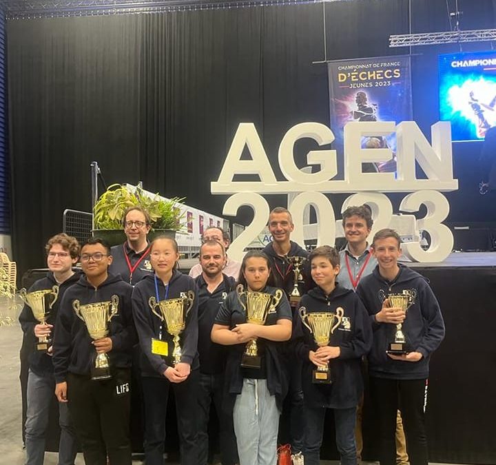 CHAMPIONNAT DE FRANCE JEUNES – AGEN 2023: BELLE MOISSON DES CANNOIS !