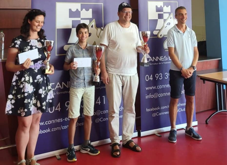 34ème OPEN D’ÉTÉ DE LA VILLE DE CANNES – CLÉMENT KUHN ET ALSHERAIFI ALI HAMDAN GRANDS VAINQUEURS !